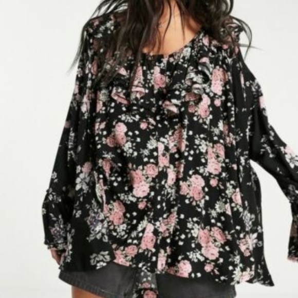 Free People Loretta Printed Tunic - Picture 1 of 4